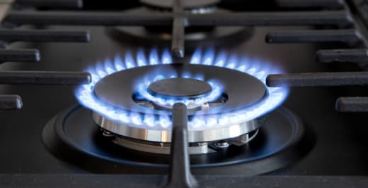 Welches Risiko besteht bei der Verwendung von Gas?