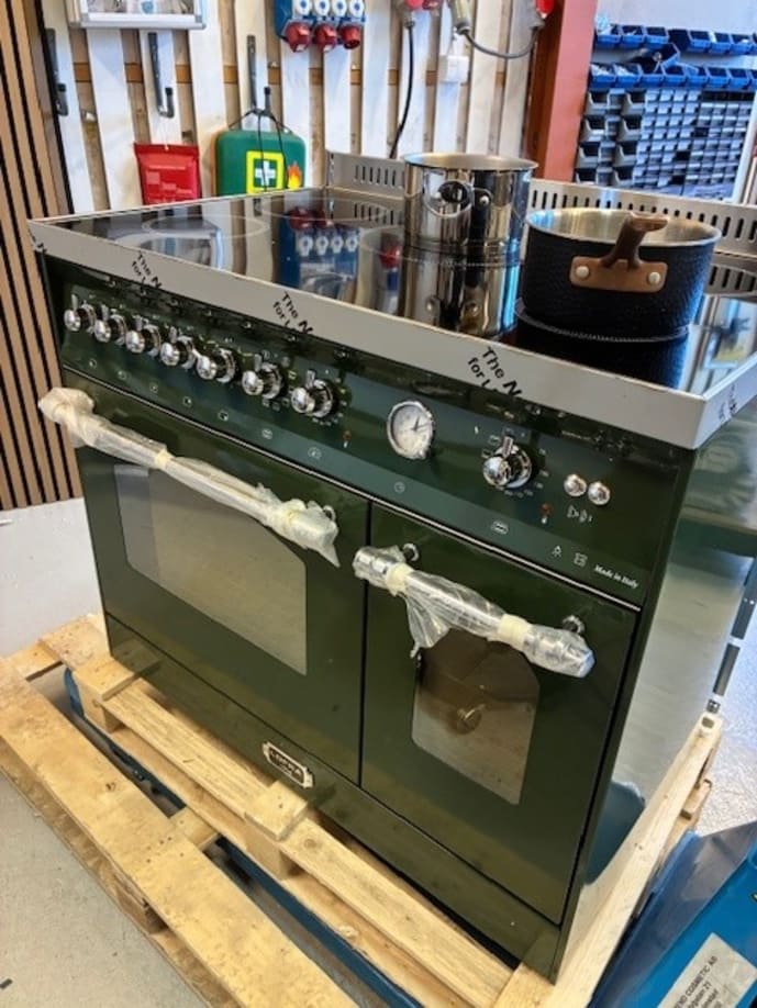 outlet-dolce-vita-induksjonskomfyr-90-cm-2-ovner-gronn-krom