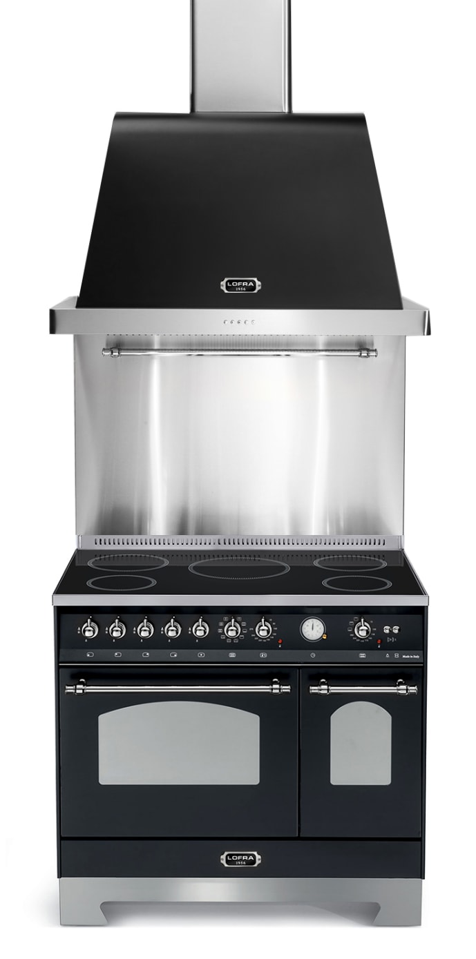 piano-de-cuisson-dolce-vita-90-cm-2-fours-noir-chrome-induction