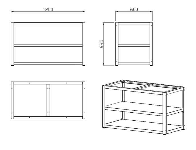 nordic-line-perusmoduuli-120-cm-2-moduulia-musta