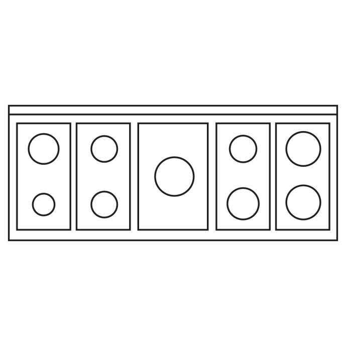 dolce-vita-gasherd-150-cm-2-backofen-schwarz-messing