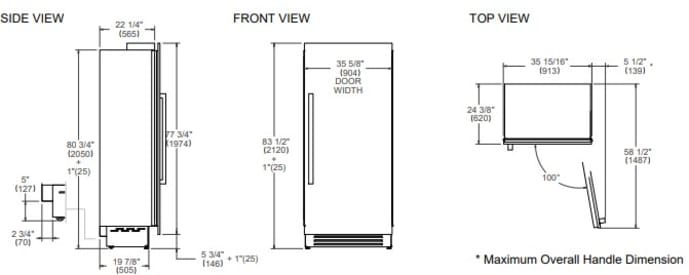 professional-kylskap-90-cm