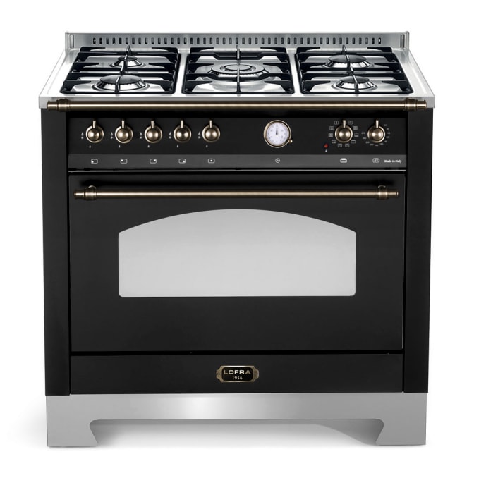dolce-vita-gasherd-90-cm-1-backofen-schwarz-bronze