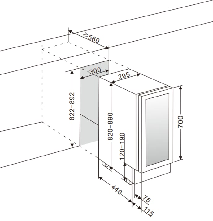 outlet-innbyggbart-vinskap-winecave-700-30d-stainless