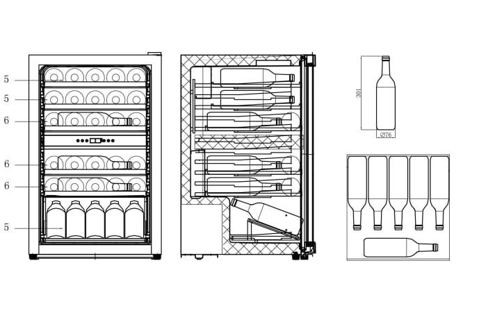freistehender-weinkuhlschrank-polar-collection-52