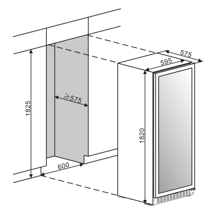 viinin-sailytyskaappi-velvet-125-glass