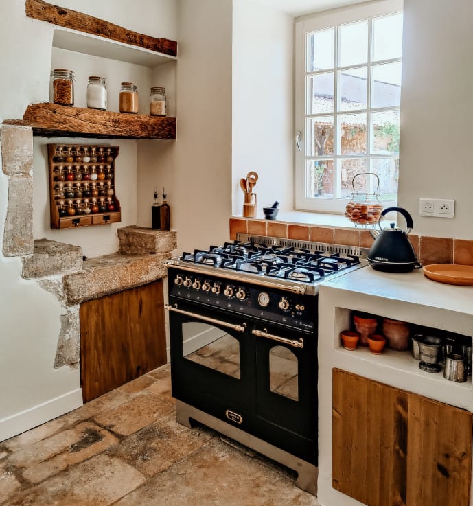 piano-de-cuisson-dolce-vita-90-cm-2-fours-noir-laiton-gaz