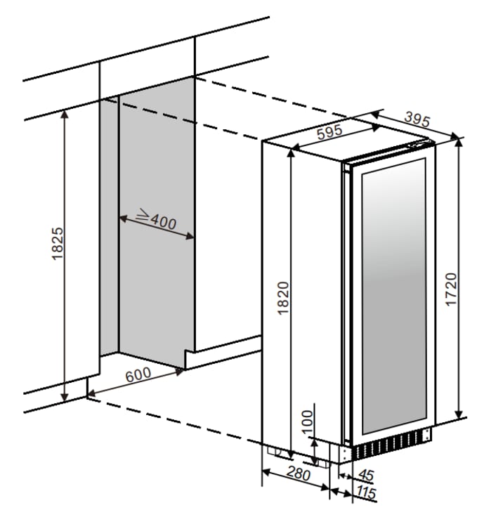 einbau-weinkuhlschrank-winecave-slim-182d-fullglass-black