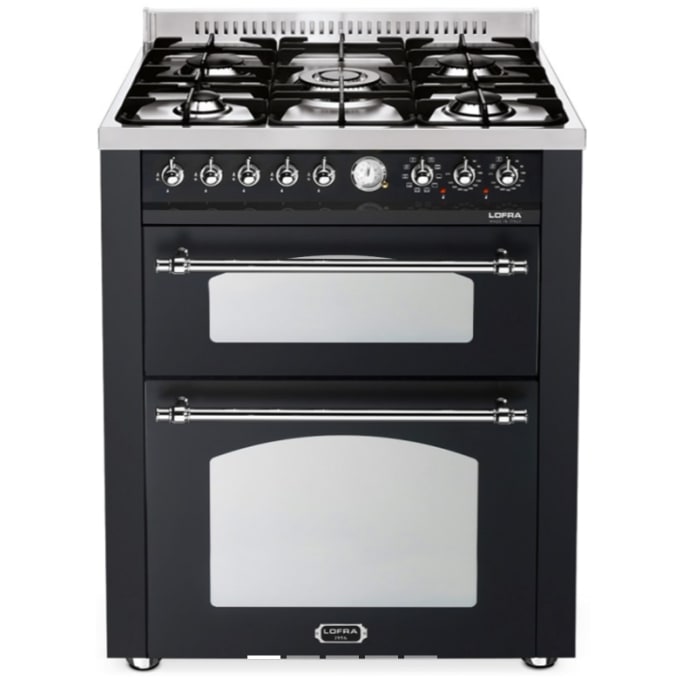 outlet-dolce-vita-range-cooker-70-cm-2-ovens-black-chrome-lpg