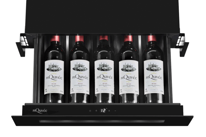 integrert-vinskap-winekeeper-exclusive-5s-fullglass-black-push-pull