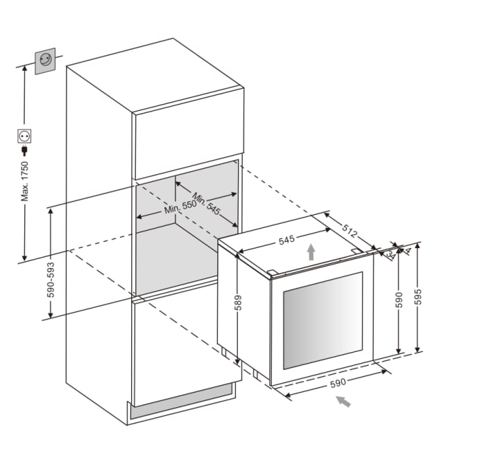 cave-a-vin-integrable-winekeeper-25d-stainless