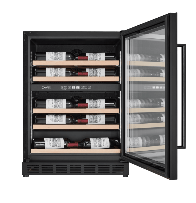 under-counter-wine-fridge-arctic-collection-60d-shallow-fullglass-black