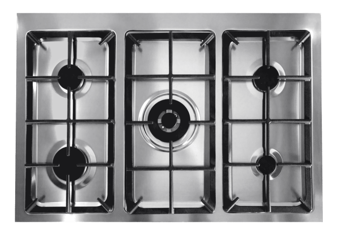 cuore-90-cm-2-backofen-schwarz-geburstetes-messing-gasherd