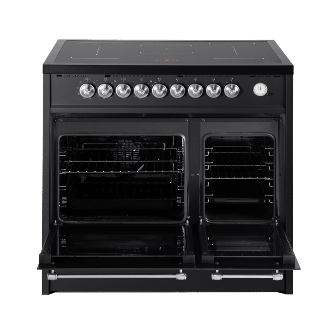 cuore-piano-de-cuisson-a-induction-90-cm-2-fours-noir-acier-brosse