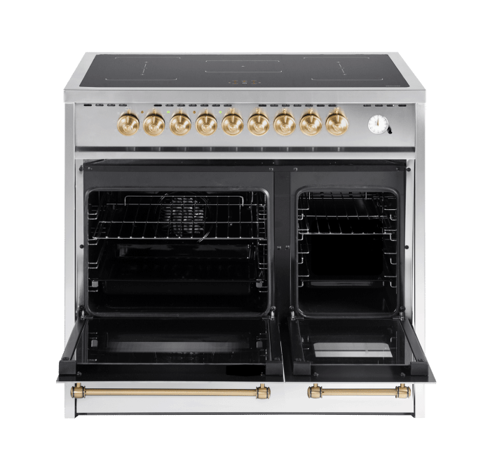 cuore-piano-de-cuisson-a-induction-90-cm-2-fours-acier-laiton-brosse