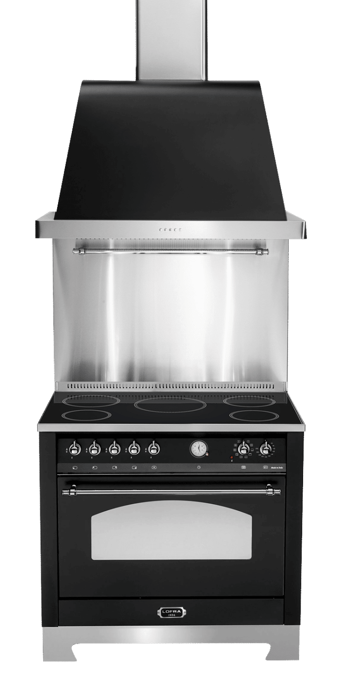 piano-de-cuisson-dolce-vita-90-cm-1-four-noir-chrome-induction