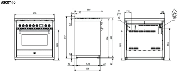 ascot-combi-steam-gaskomfur-90-cm-1-ovn-nero-brass-bbq
