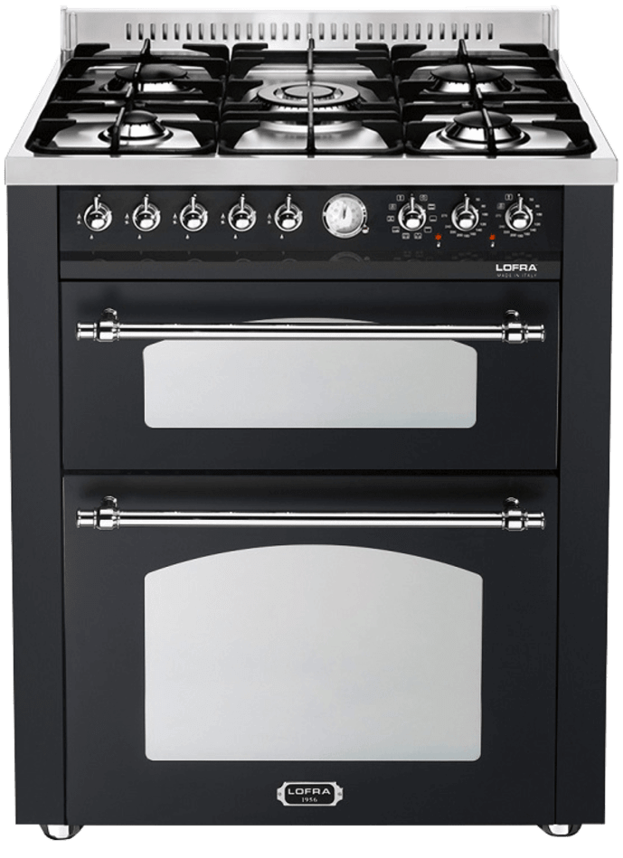 dolce-vita-gaskomfur-70-cm-2-ovne-sort-krom