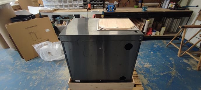 outlet-black-collection-modul-med-opvaskebord-og-opbevaringsskab