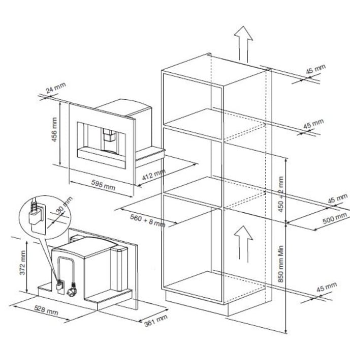 dolce-vita-kaffemaskin-svart-brons