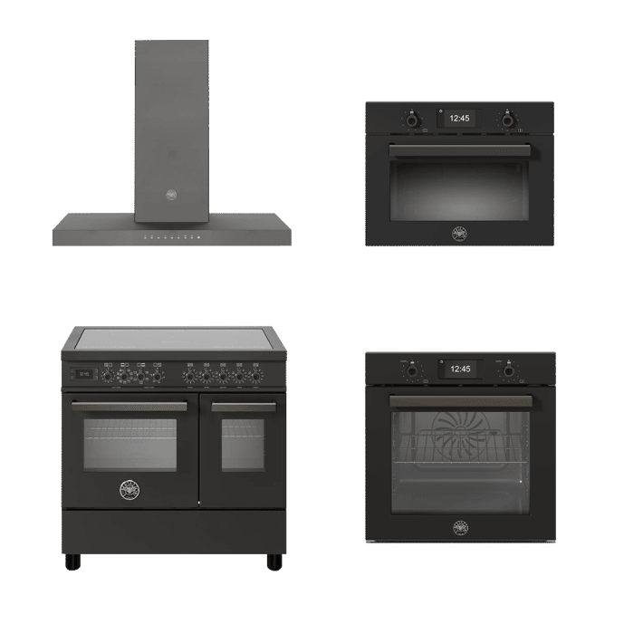 kokspaket-professional-carbonio-90-cm-spis-flakt-kombiugn-inbyggbar-ugn-induktion