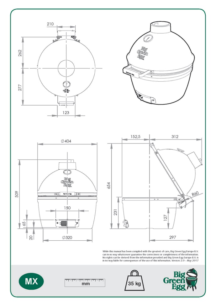 kamado-grill-keramisk-grill-minimax-inkl-conveggtor-gron