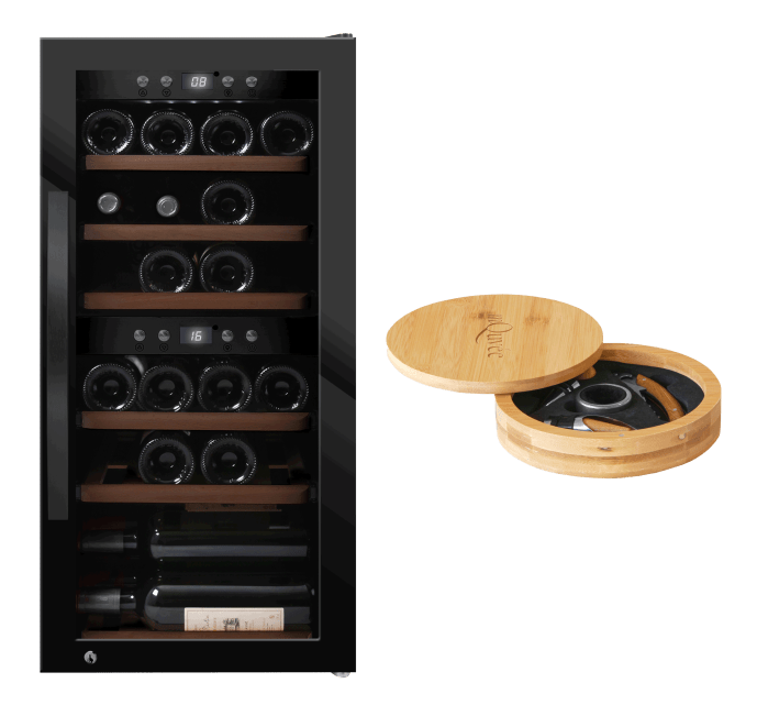 freistehender-weinkuhlschrank-wineexpert-24-fullglass-black-inkl-nebbiolo-weinset
