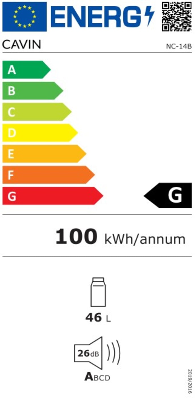 outlet-frittstaende-termoelektrisk-vinskap-northern-collection-14-black