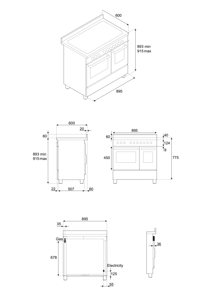 professional-induktionsspis-90-cm-2-ugnar-gul
