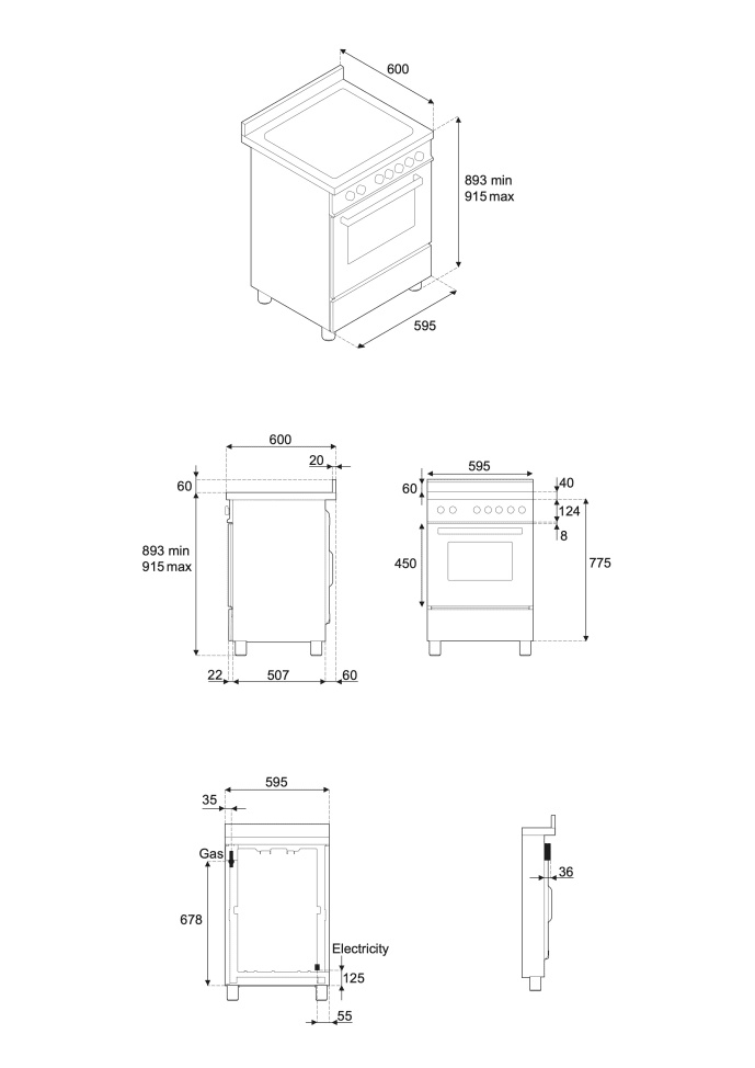 professional-gaskomfur-60-cm-1-ovn-sort