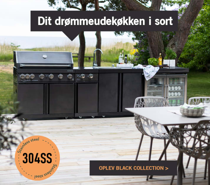 Udekøkken - Black Collection