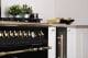 Dolce Vita - Gasskomfyr 70 cm (2 ovner) (Sort/Messing)