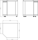 Black Collection - Hoekmodule 90° - Large
