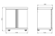 Stainless Collection - Module avec placard