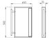 Stainless Collection - Afneembare sidetable met handgreep (RVS)