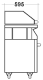 Swing - Fritstående Gasgrill Milano 70 cm