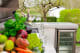 Stainless Collection - Module met koelkast en bergkastjes 