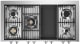 Genesi - Combi-steam - Gasspis 120 cm (2 ugnar) (Bordeaux) + BBQ