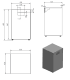 Deksel CUBE for gassflasken