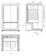 Free-standing beer fridge - Polar Collection 115L White 