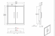 Folkunga - Built-in - Double door - Small