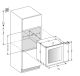 Integrierbarer Weinkühlschrank - WineKeeper 25D Anthracite Black 