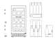 Under-counter wine fridge - WineCave 700 40D Modern 