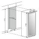 Cave de vieillissement encastrable - WineStore 177 Anthracite Black - 15 tablettes coulissantes