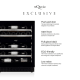 Integrated wine fridge - WineKeeper Exclusive 112D Push/Pull