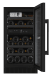 Sisäänrakennettava viinikaappi – WineCave 700 40D Anthracite Black 