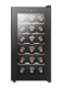 Vapaasti seisova viinikaappi – Tundra Collection 18 Black