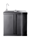 Black Collection - Module with sink unit and storage cabinet