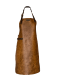 Leren schort - Bruin/Donkerbruin