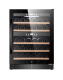 Sisäänrakennettava viinikaappi – Scandinavian Collection 40 Fullglass Black